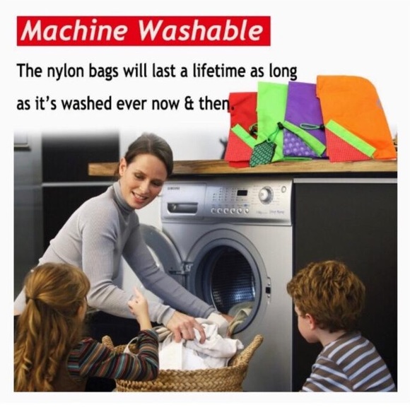 4 Fruity Reusable Bags - NWT - Picture 9 of 9